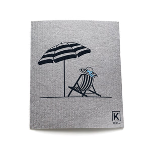 Parasol Collection Rayures noires & blanches • Petit