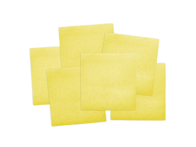 KLIIN Reusable and compostable Roll - Yellow unprinted 6 sheets