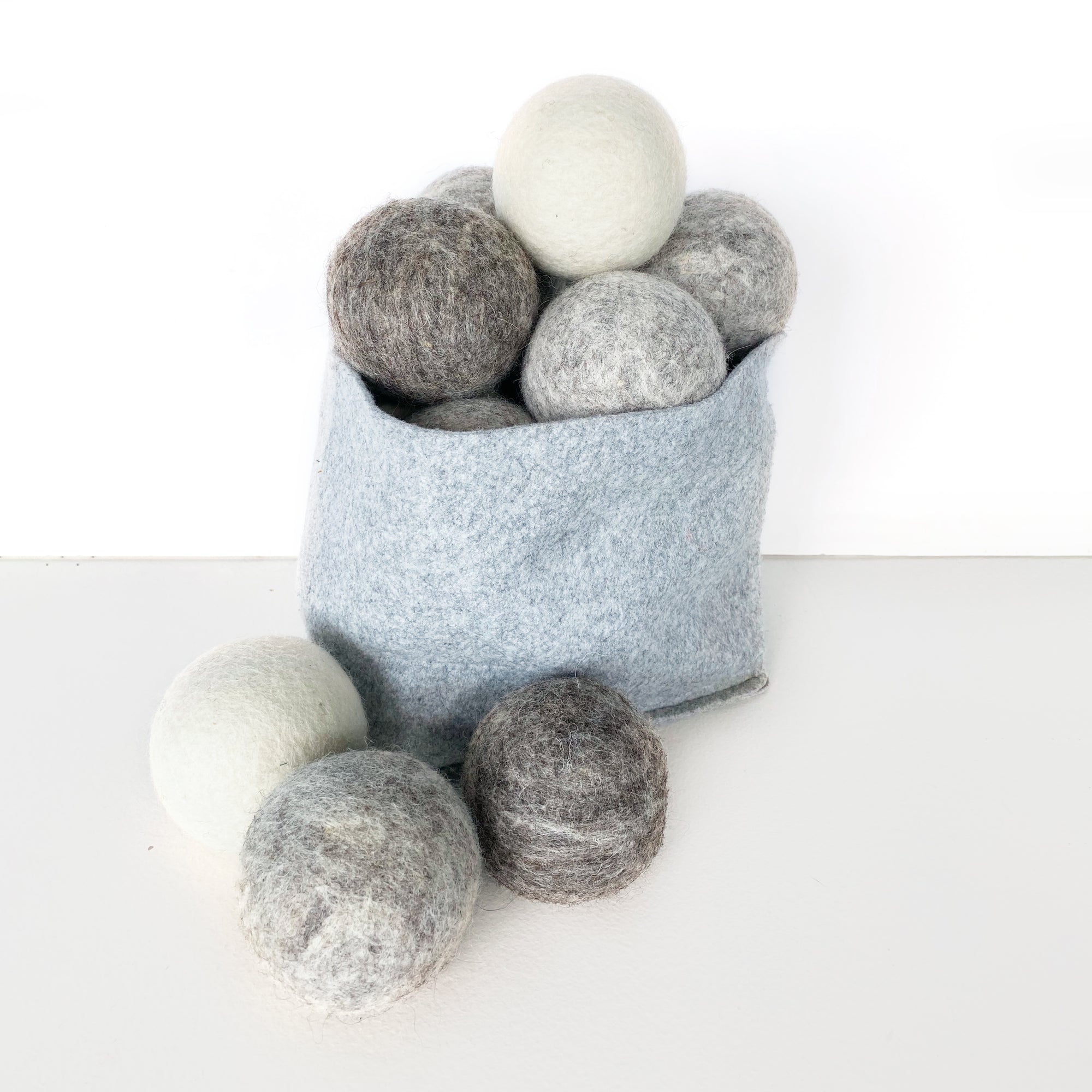 Drying ball made of natural wool - Plain