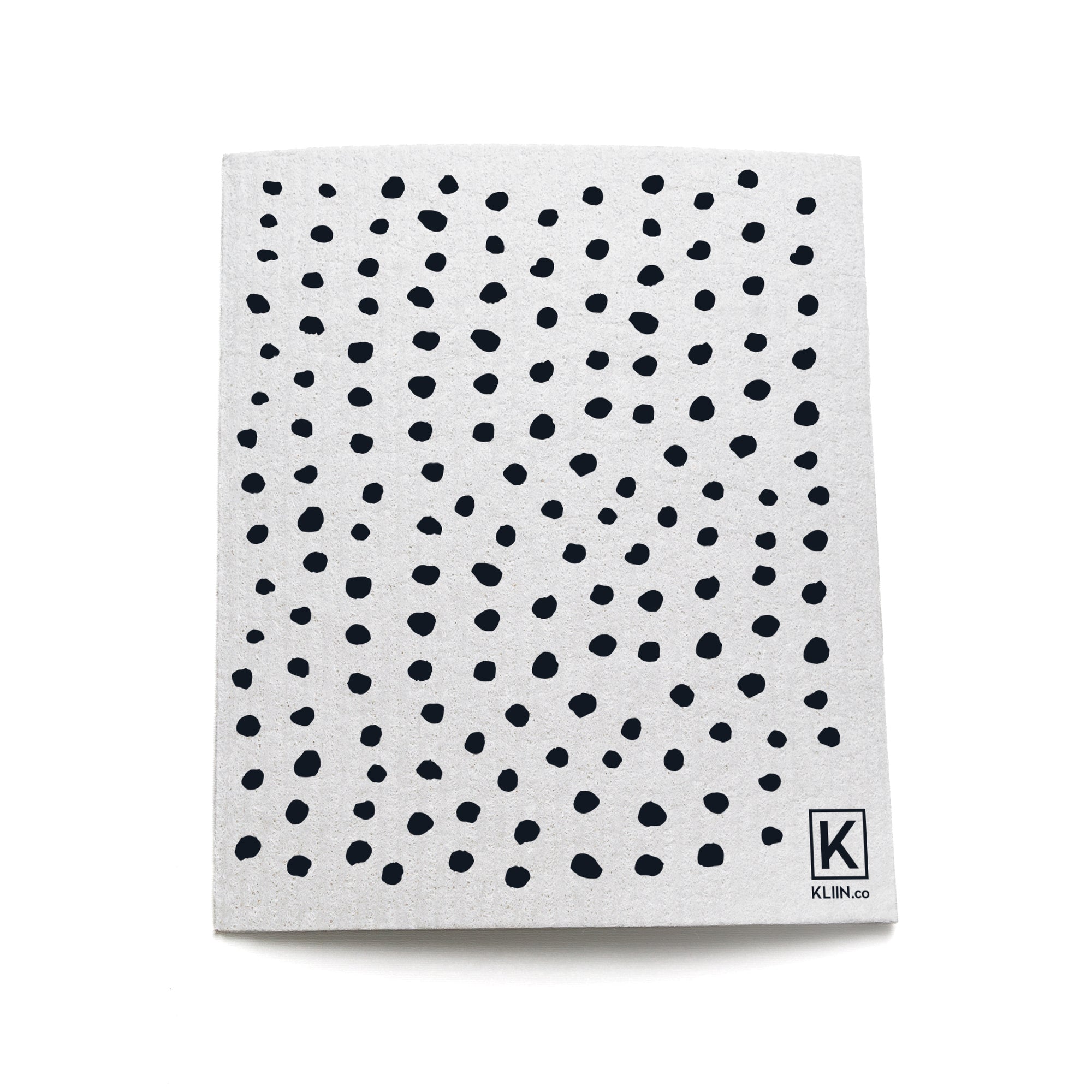 Small reusable and compostable paper towel - White Dots