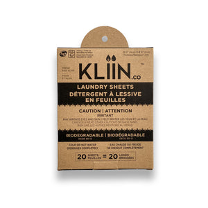 KLIIN BIODEGRADABLE LAUNDRY SHEETS